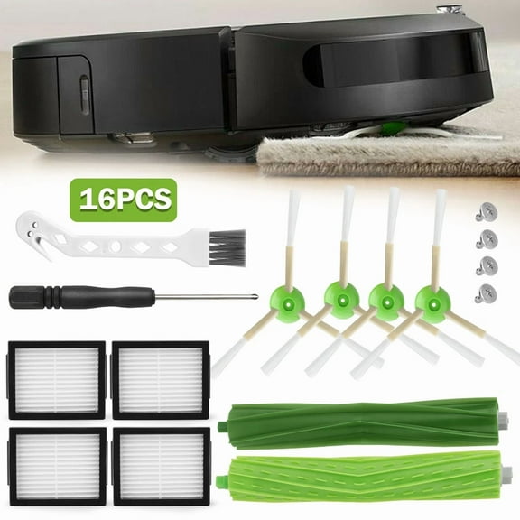16X Accessories For Irobot Roomba I3 I4 I6I7I8/Plus E5E6E7 Parts Brushes Filters