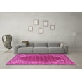 thumbnail image 3 of Ahgly Company Indoor Round Persian Pink Traditional Area Rugs, 6' Round, 3 of 4
