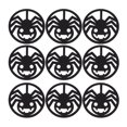 thumbnail image 1 of 12pcs Halloween Cup Mat Hollow Designed Placemat Felt Dinner Table Decor, 1 of 8