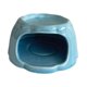 thumbnail image 3 of Comedero de cerámica para hámster, mueble de dibujos animados, hábitat para hámster con forma de pudín Azul, 3 of 8
