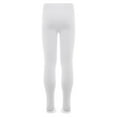 thumbnail image 2 of inhzoy Kids Girls Full Length Leggings Thin Velvet Tights Stockings Solid Color Ballet Dancewear White 7-8, 2 of 8