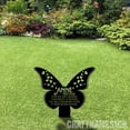 thumbnail image 3 of Craftnamesign Custom Mom With Butterfly Memorial Stake, Mother Grave Marker, Mom Loss Memorial, 3 of 4