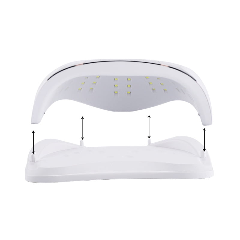 160W High-Power Nail Lamp with Dual Light Source - Professional LED UV Nail Dryer with Sensor, Large Beads Fast Curing Light for Gel Polish, Salon & Home Manicure Machine