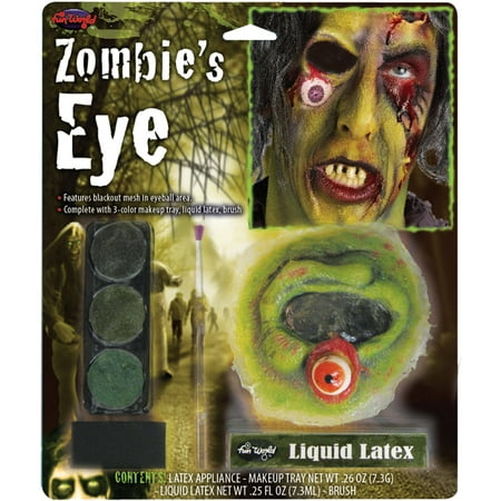 Zombie's Eye Kit with Eye Adult Halloween Accessory