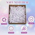 thumbnail image 3 of Papel triturado Fulmoon 1.35 kg con purpurina blanca para relleno, 3 of 7