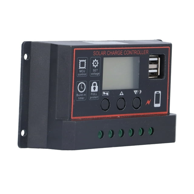 Controlador de carga solar, Controlador de carga inteligente Pantalla LCD solar Controlador solar Controlador de carga inteligente Características de vanguardia