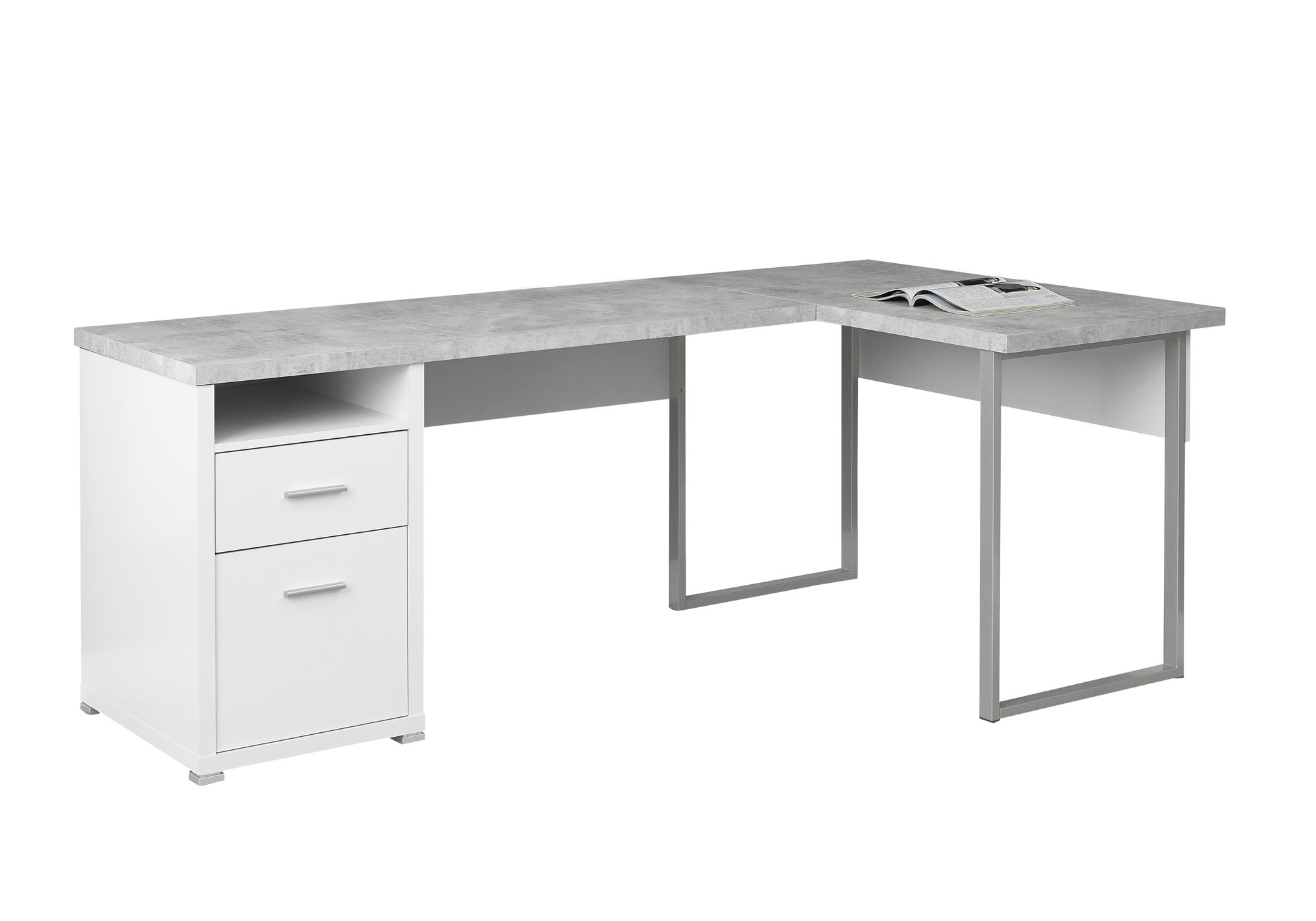 L Shaped Desk White White L Shaped Desks Ideas On Foter Find l