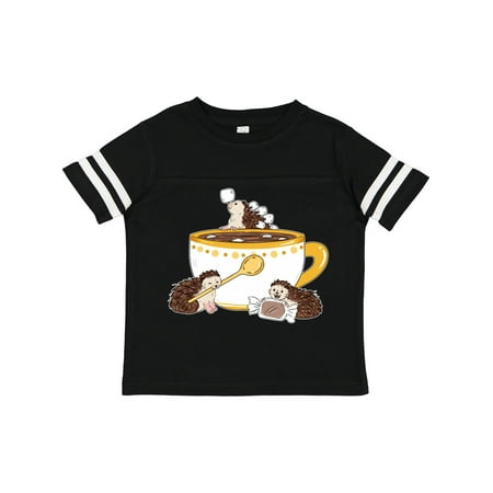 

Inktastic Cute Hot Chocolate Hedgehogs Gift Toddler Boy or Toddler Girl T-Shirt