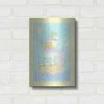 thumbnail image 3 of Luxe Metal Art 'Ark 2 Yellow' by Viv Eisner, Metal Wall Art, 12"x16", 3 of 9