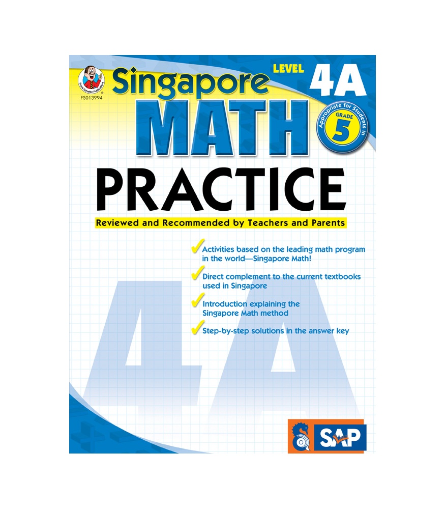 Singapore Math: Math Practice, Grade 5 (Paperback) - Walmart.com