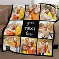 thumbnail image 4 of Personalized Blankets and Throws Photo Blanket Customized Using My Own Photos Customized Blanket Collage Blanket Customized, 4 of 6