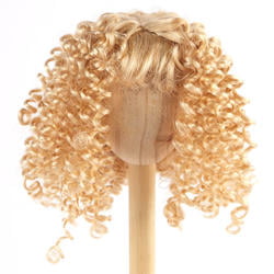 3” In Circumference Light Blonde Mohair Wig For A Tiny Doll 