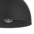 thumbnail image 4 of Hunter - Erling 1-light Matte Black, Small Flush Mount Light, Dimmable, Modern Style, Dome Shaped, for Bedrooms, Kitchens, Dining, Living Rooms - 48132, 4 of 7