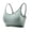 Dark Green, variant on Girls' Seamless Training Sports Bra, Molded Cups Adjustable Light Support Yoga Top