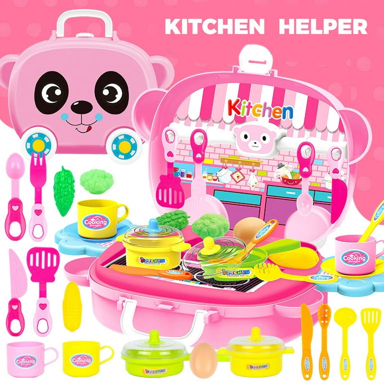 Air Fryer Pretend Chef Toy Education Music Kitchen Toy Montessori