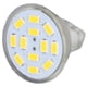 thumbnail image 2 of 4PCS MR11 12LED Bombilla 4W 400LM Base de Doble Pin Bombilla de Punto de Paisaje para Dormitorio DC12V Blanco Frío, 2 of 14