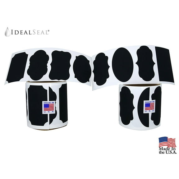 144 Large Premium Chalkboard Labels for Rewritable Labeling! For Jars, Crafts, and Home Organization