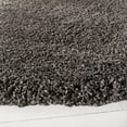 thumbnail image 4 of SAFAVIEH Royal Juliet Solid Plush Shag Area Rug, Dark Grey, 6'7" x 6'7" Round, 4 of 8
