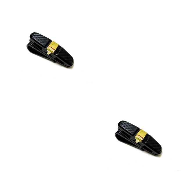 Riwesomey Soportes para gafas Gafas de sol multifuncionales Clip Rotación de 360 grados Espejo Pulido Colgador Almacenamiento Type1 NO1