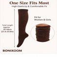 thumbnail image 6 of BONIXOOM 1 Pair Socks for Women Summer Clearance Fashion Mid-Calf Soft Casual Socks Coffee, 6 of 8