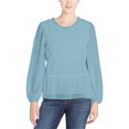 thumbnail image 1 of Catherine Malandrino Blusa Campesina Shirley para Mujer, Verde, X-Large Catherine Malandrino Campesino, 1 of 1