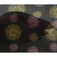 thumbnail image 4 of oneOone Viscose Chiffon Fabric Spiral & Floral Block Print Fabric BTY 42 Inch Wide, 4 of 4