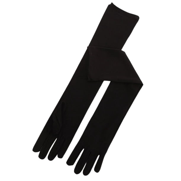 Jumpingount 2 guantes de 45 cm para cena, manopla cálida. guantes y mitones Negro