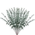 thumbnail image 1 of 12pcs Artificial Eucalyptus Branches Fake Eucalyptus Leaves Simulation Green Eucalyptus Leaves Branches for Wedding Home Kitchen Office, 1 of 5
