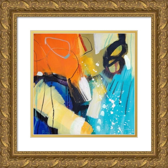 Ivanova, Ira 12x12 Gold Ornate Wood Framed with Double Matting Museum Art Print Titled - Untitled 69