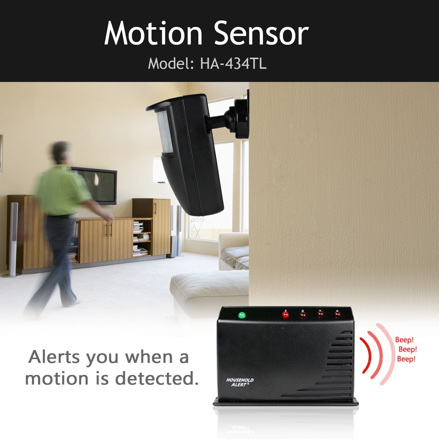 Gm 434rtl Long Range Household Alert Alarm Home Security Safety