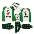 thumbnail image 2 of Pijamas familiares con estampado de cuadros navideños de moda, mono de bebé, monos de poliéster para bebé, 2 of 4