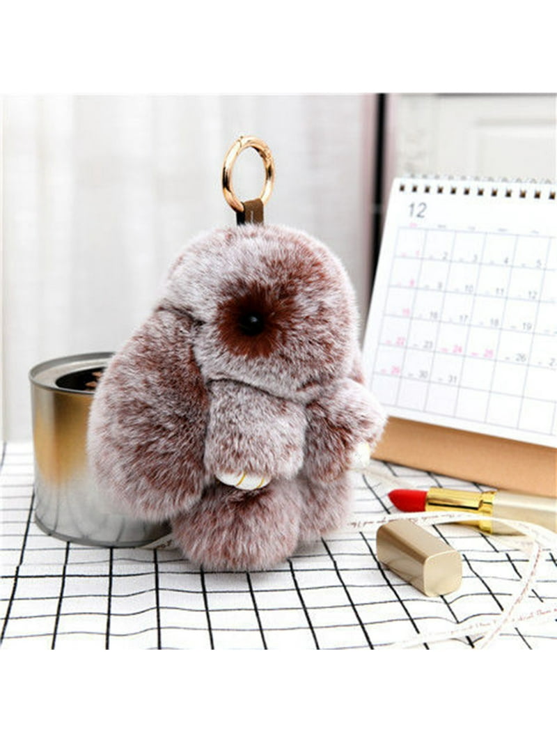 Super soft 2025 bunny keychain