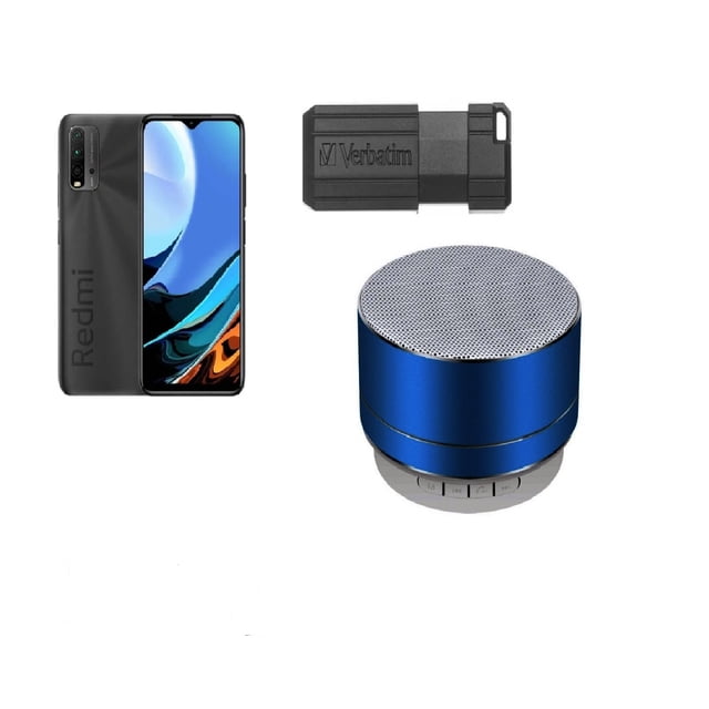 Smartphone Xiaomi Redmi Note 9 128Gb 4Gb Gris Memoria Flash 16GB Bocina de Regalo