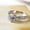 Platinum, variant on Adjustable Copper Ring For Women, Fashion Personality Six-Claw Diamond Ring, Platinum Rose Gold Electroplated