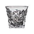 thumbnail image 1 of Gafas vintage transparentes sin plomo, vaso de whisky tallado de boca ancha, 1 of 7