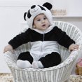 thumbnail image 2 of Disfraz de panda para niños pequeños de Reed, lindo disfraz de animal de una pieza con capucha para niños, 2 of 4