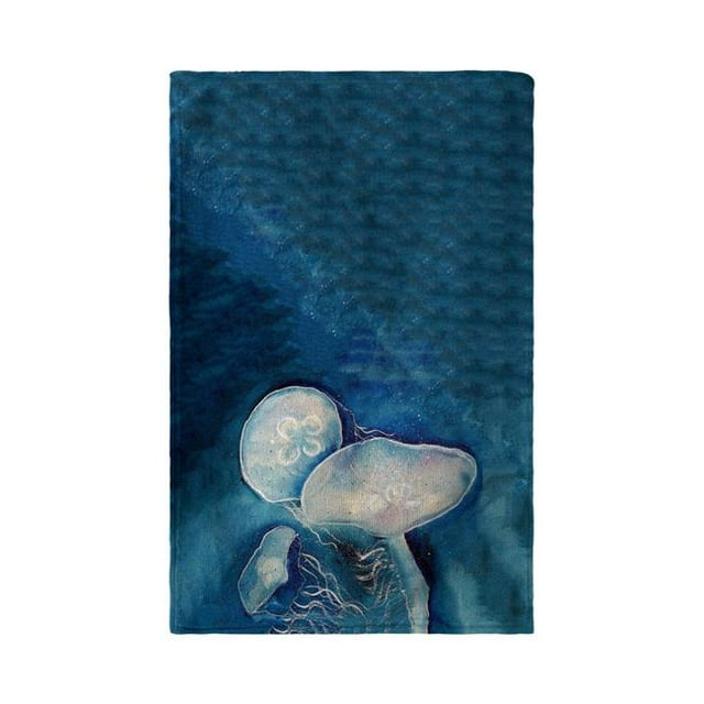 Betsy Drake BT174 Serviette de Plage Méduse Bleue de 30 x 50 Po