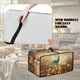 thumbnail image 5 of Renewold Toaster Oven Protection Case Stain-Resistant Washable Smart Oven Air Fryer Cover Countertop Appliance Protective Case Kitchen Decor, 18.5 x 14.5 x 9 Inches, Peacock Flower, 5 of 7