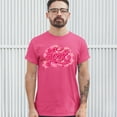 thumbnail image 3 of Tee Hunt Love T-Shirt Valentine's Day Sweet Relationships Romance Cute Men's Tee, Hot Pink, Small, 3 of 5