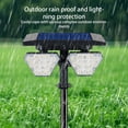 thumbnail image 4 of Matsuzay Light Solar Outdoor Lawn Walkway Landscape Lámpara de doble cabeza Patio Paisajismo Iluminación Resistente a la intemperie Recargable Iluminación y accesorios Doble 3000K 6000K Matsuzay HA072736-01, 4 of 6