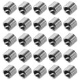 thumbnail image 1 of Uxcell 30 Pcs 5/16-18 Inserts de Fil 1.5D en Acier Inoxydable 304 Kit de Réparation Hélicoïdale, 1 of 7