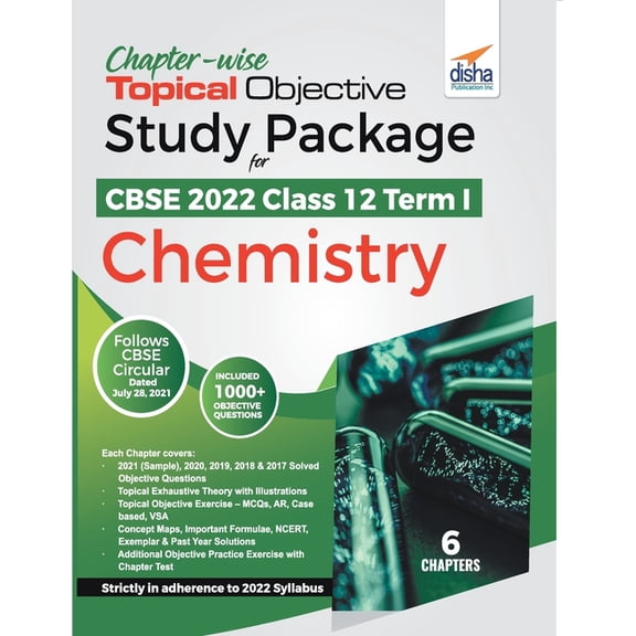 Chapter-wise Topical Objective Study Package for CBSE 2022 Class 12 Term I Chemistry, (Paperback)