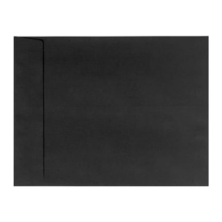 UPC: 0848614215898 | LUX 9 x 12 Open End Envelopes 250/Box Black Linen 4894-BLI-250