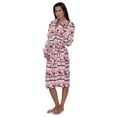 thumbnail image 1 of Intimo Women's Reindeer Holiday Robe, 1 of 6