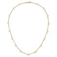 thumbnail image 4 of DewberryDiamonds 14k Yellow Gold Polished Open Hearts Link Chain  Station Necklace (Weight : 2.27 G, Length : 18 in, Width : 7.7 mm), 4 of 6