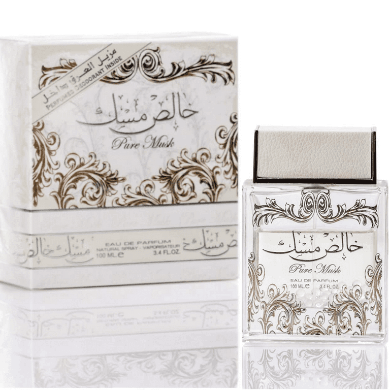 Lattafa Perfume Pure Musk Eau De Parfum Natural Spray for Unisex- 100ML  (3.4 oz)