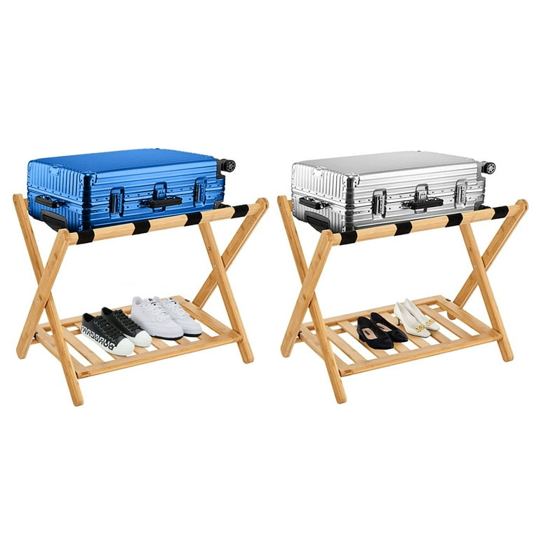  Smuxee Fully Assembled Luggage Rack Pack of 2