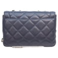 thumbnail image 5 of Pre-Owned CHANEL AS5048 Navy Lambskin Matelasse 20 Single Flap Shoulder Bag with Gold Hardware,..., 5 of 16
