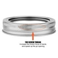 thumbnail image 2 of Yeacher 70mm Regular Mouth Mason Canning Lids, Tinplate Leak Proof Lids for Mason Jar Regular, 2 of 8