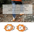 thumbnail image 3 of Crampons, Snow Ice Crampons Orange TPE Steel  for Hiking, 3 of 8
